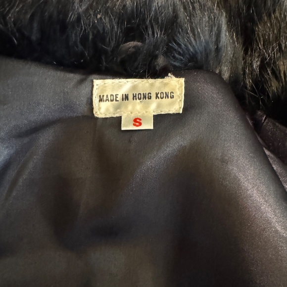 Vintage 100% rabbit fur coat fully lined Size Small EUC - Picture 4 of 7